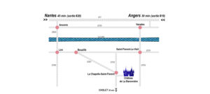 Se rendre à La Baronnière par la route, voici le plan d'accès