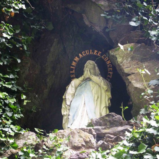 Photos de La Baronnière : la Vierge dans la grotte de Courossé à La Chapelle-Saint-Florent