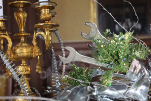 Pour le Nouvel An à La Baronnière, de petits bouquets de clés plates ont été confectionnés.